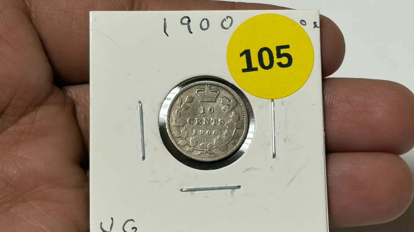 1900 Canadian Dime,VG