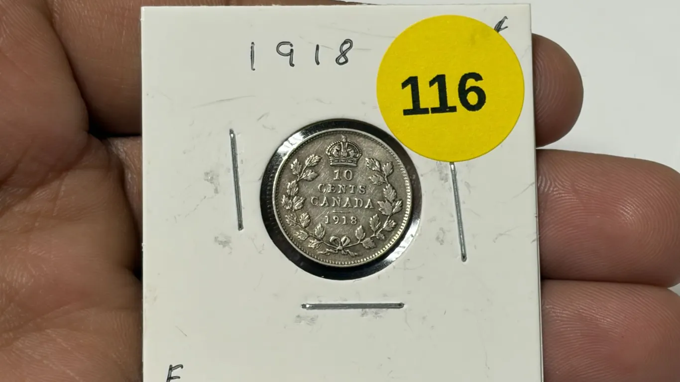 1918 Canadian Dime, VG