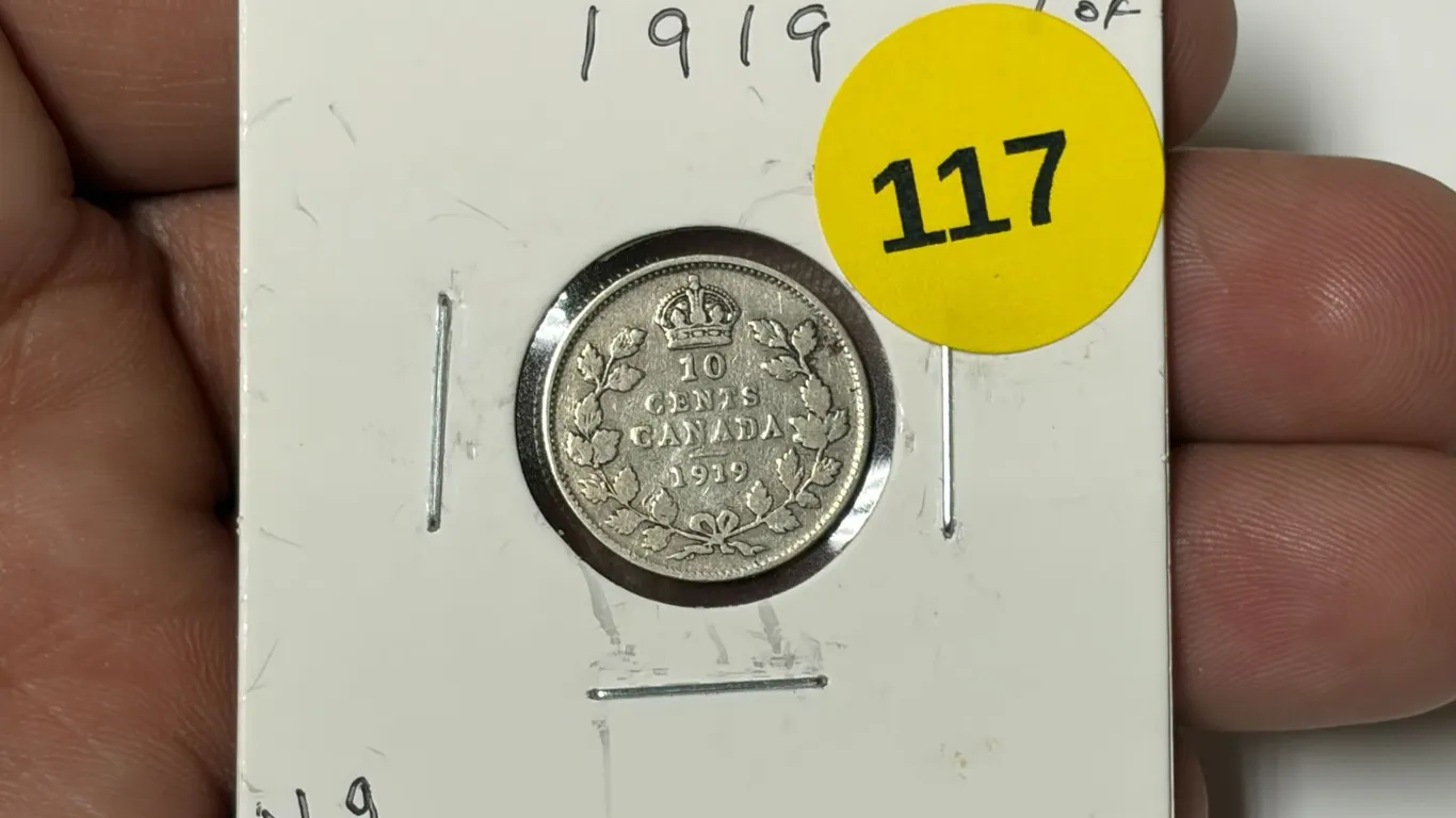1919 Canadian Dime, VG