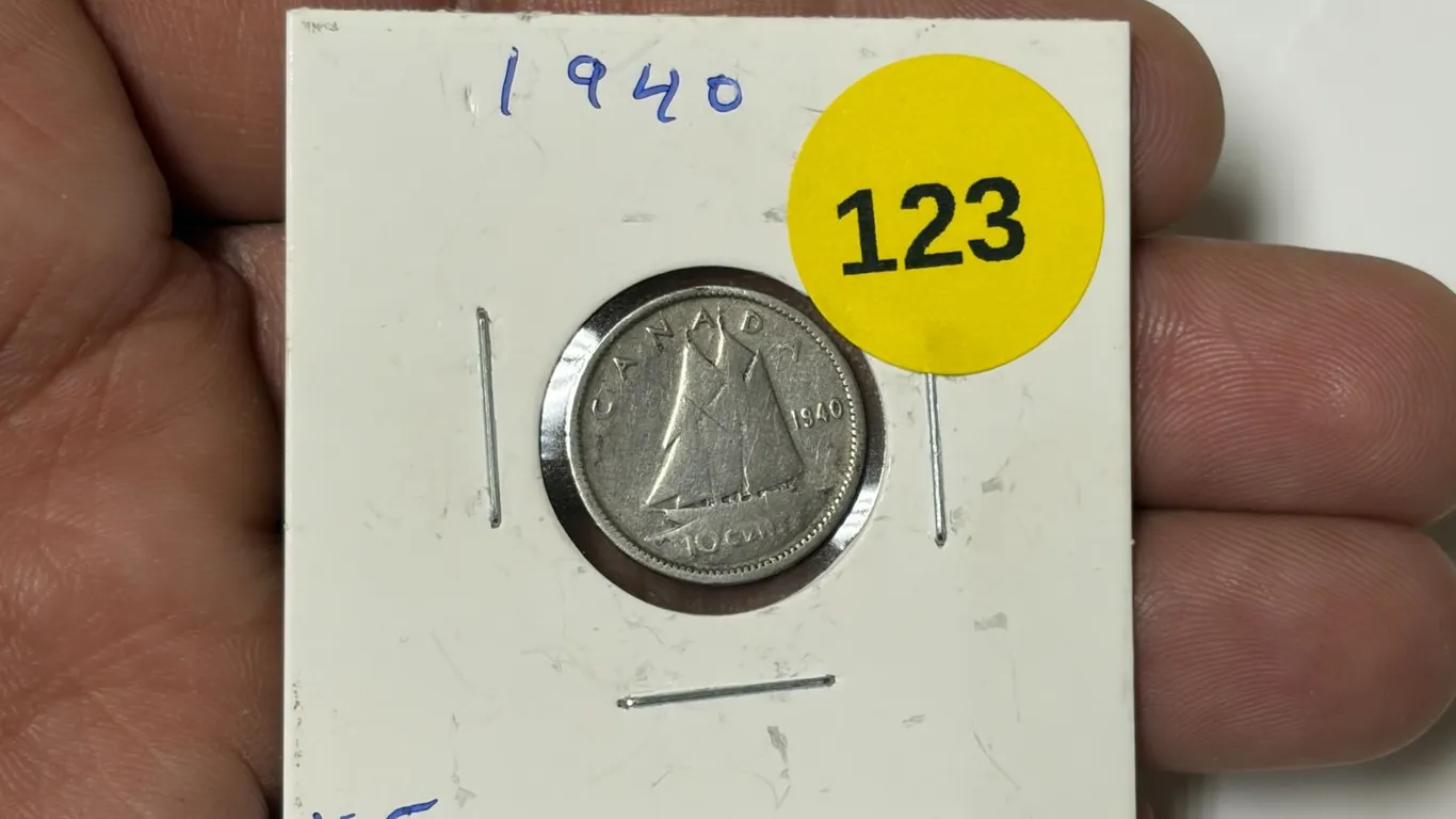 1940 Canadian Dime, VG