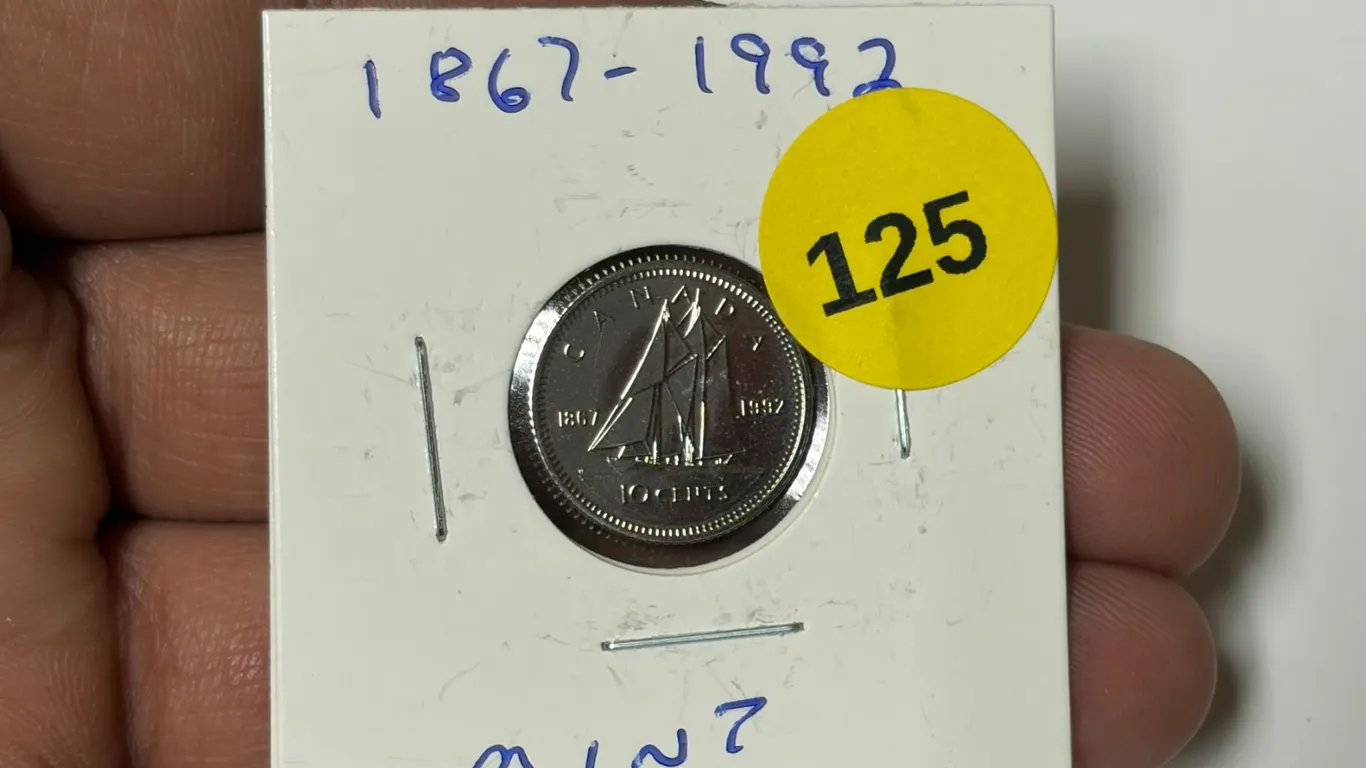 1992 Canadian Dime, MINT