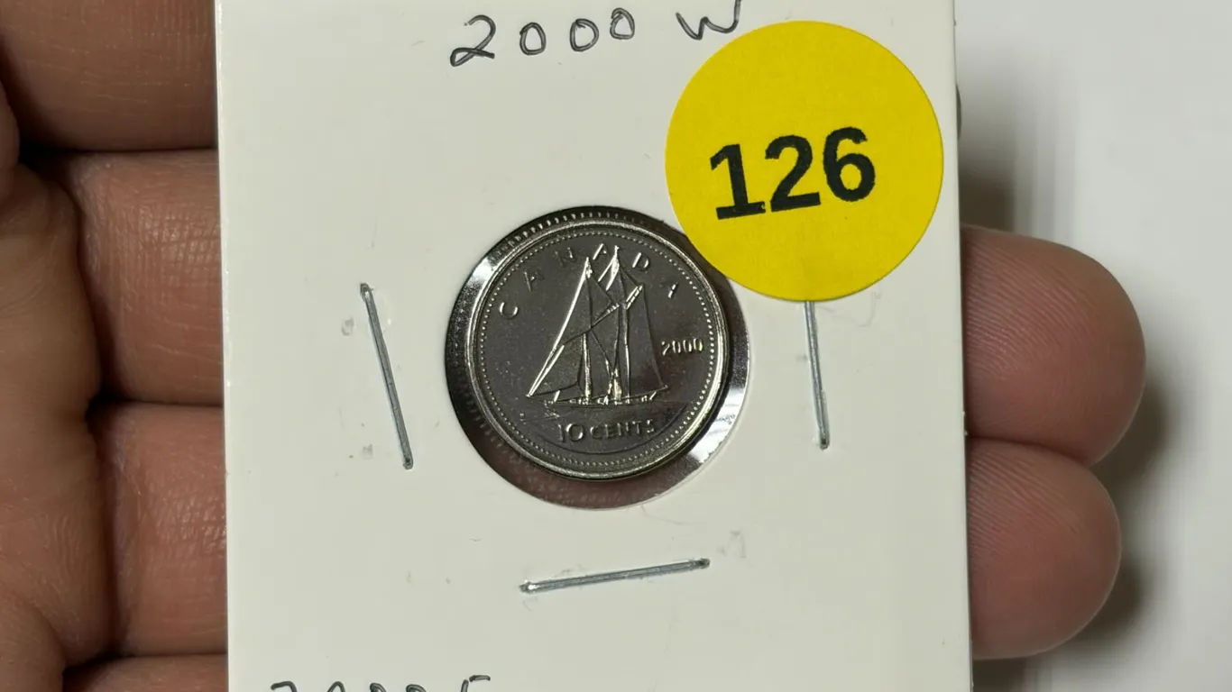 2000-W Canadian Dime. PROOF
