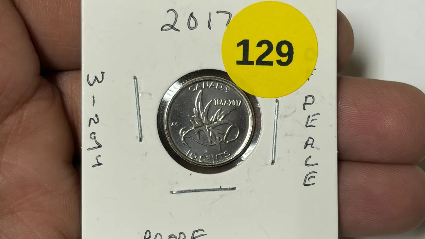 2017 Canadian Dime, WINGS OF PEACE, PROOF