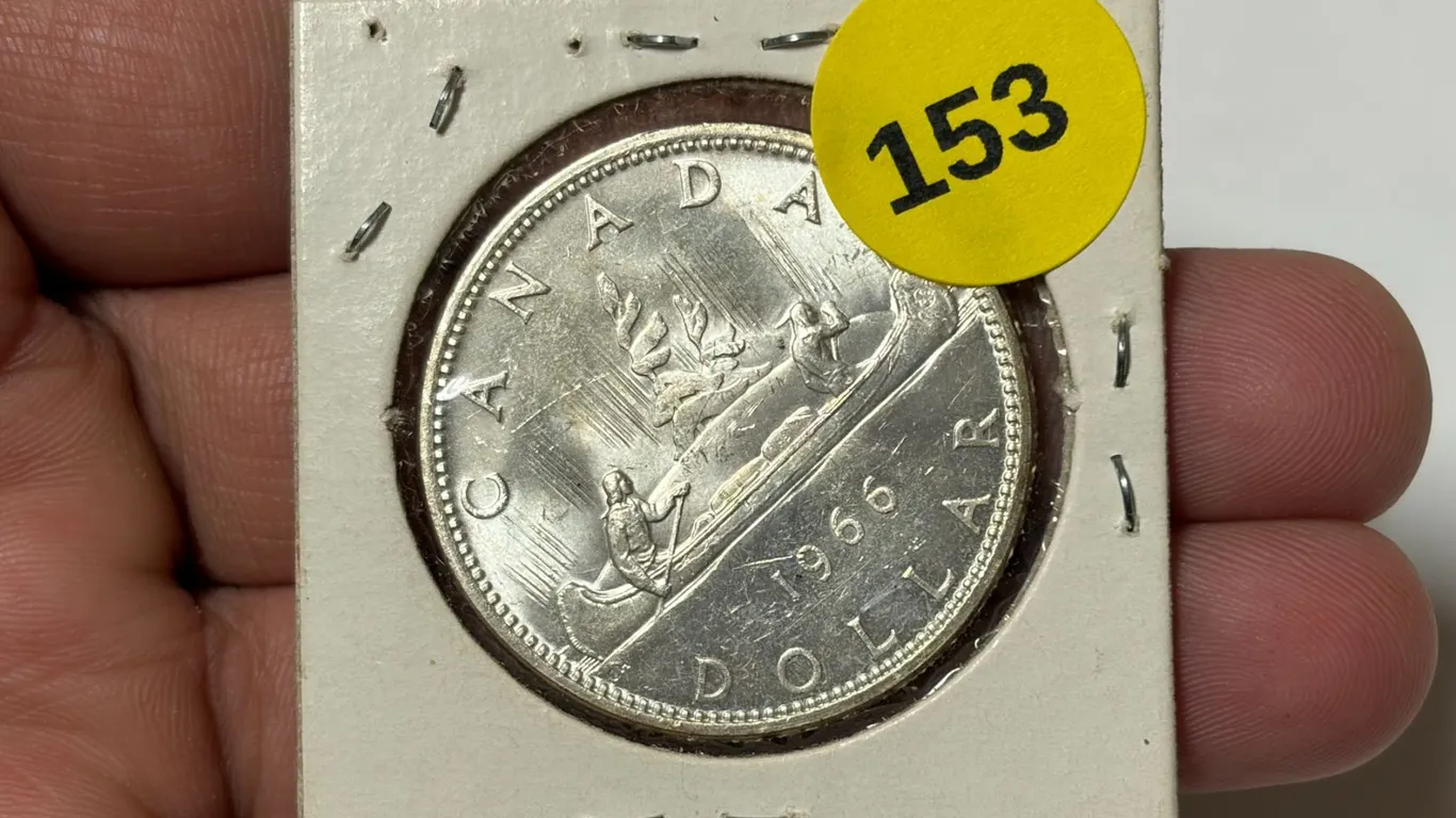 1966 Canadian Silver Dollar