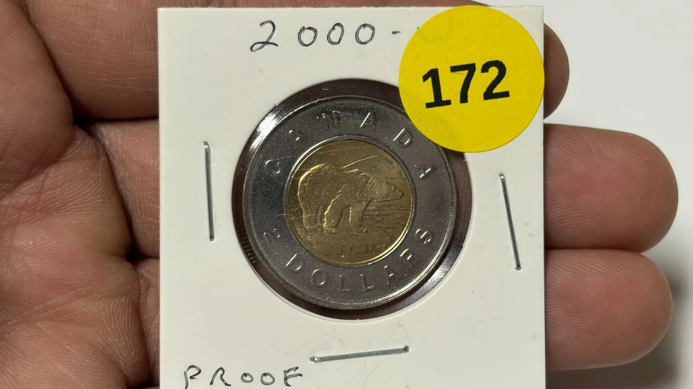 2000-W Canadian Toonie, PROOF