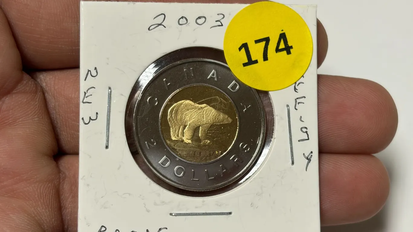 2003 Canadian Toonie, New EFFIGY, Proof