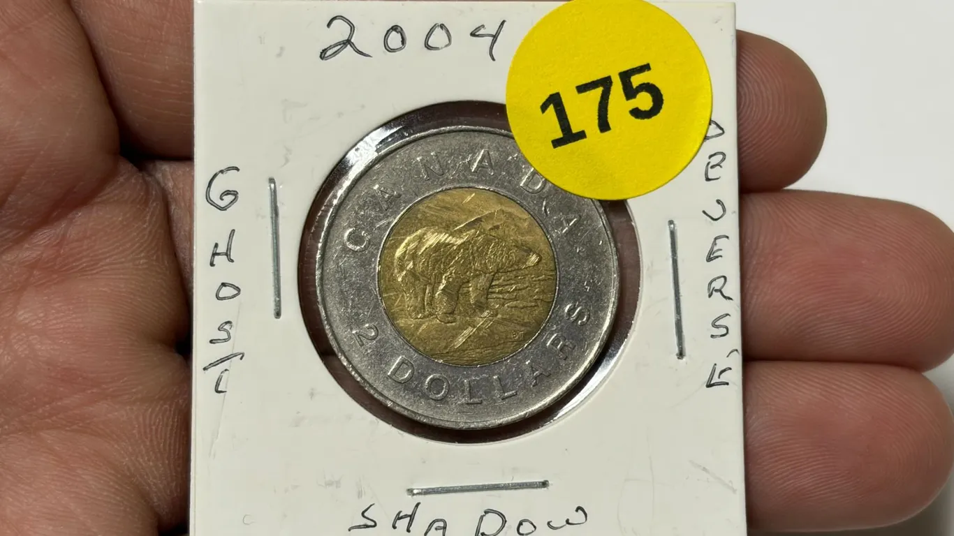 2004 Canadian Toonie,GHOST SHADOW OBVERSE