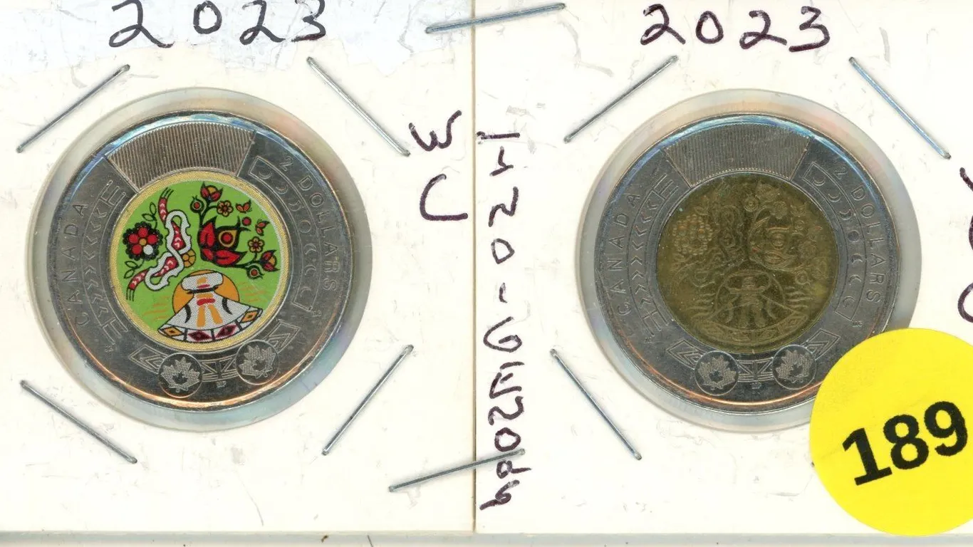 2023 Canadian Toonie, Indigeous WC & WOC.