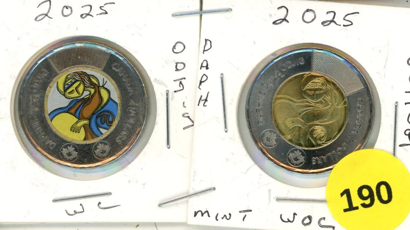 2025 Canadian Toonie, Daphne Odjig WC & WOC