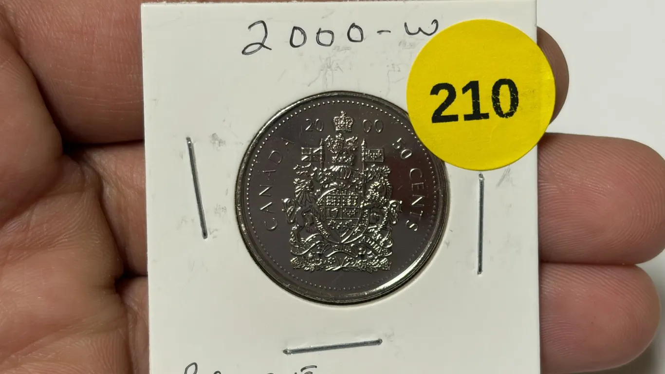 2000-W Canada 50 Cents - Proof.