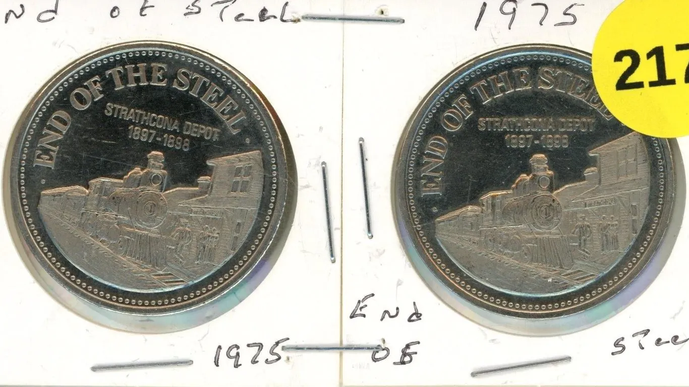 1975 End of Steel Coin