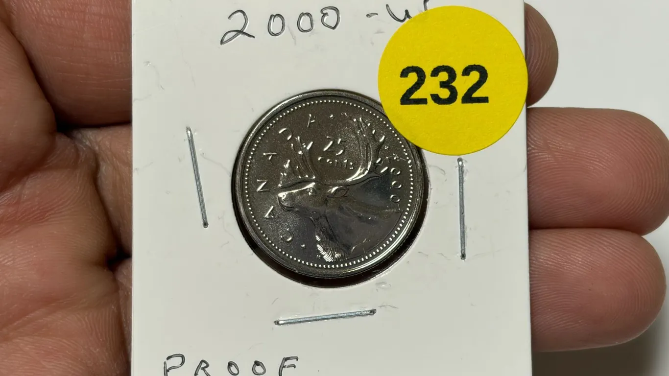 2000-W Canadian Quarter, PROOF