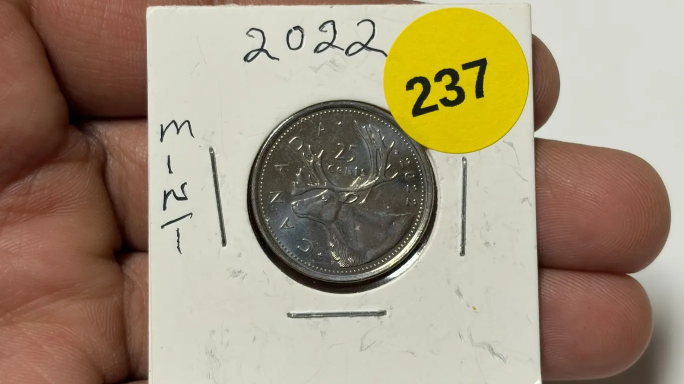 2022 Canadian Quarter, Mint.