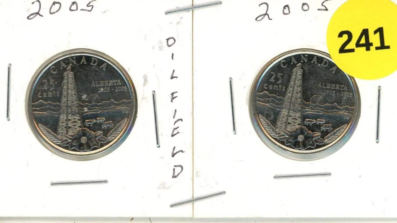 (2) 2005 Canadian Quarter, Canada Oilfields