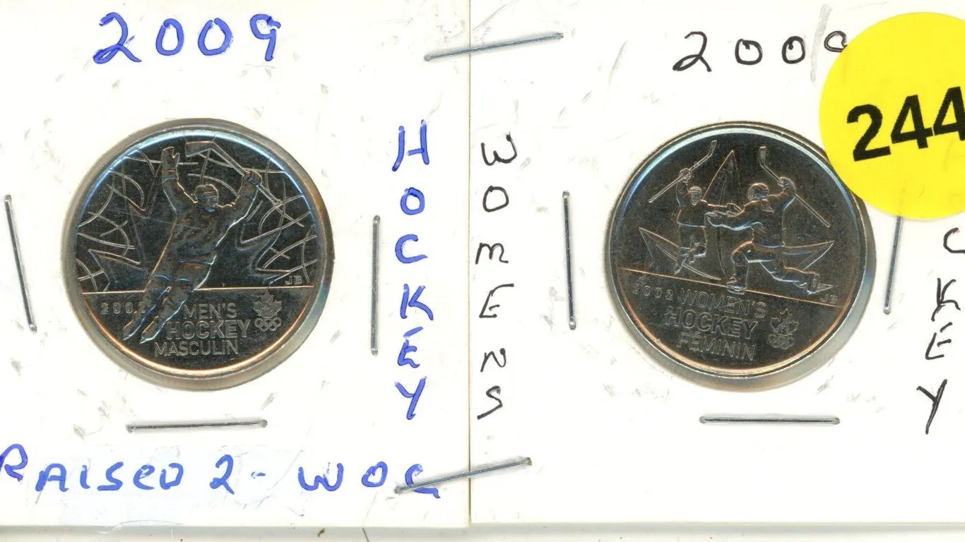 2009 Canadian Quarters, Mens Hockey & Womens Hockey WOC