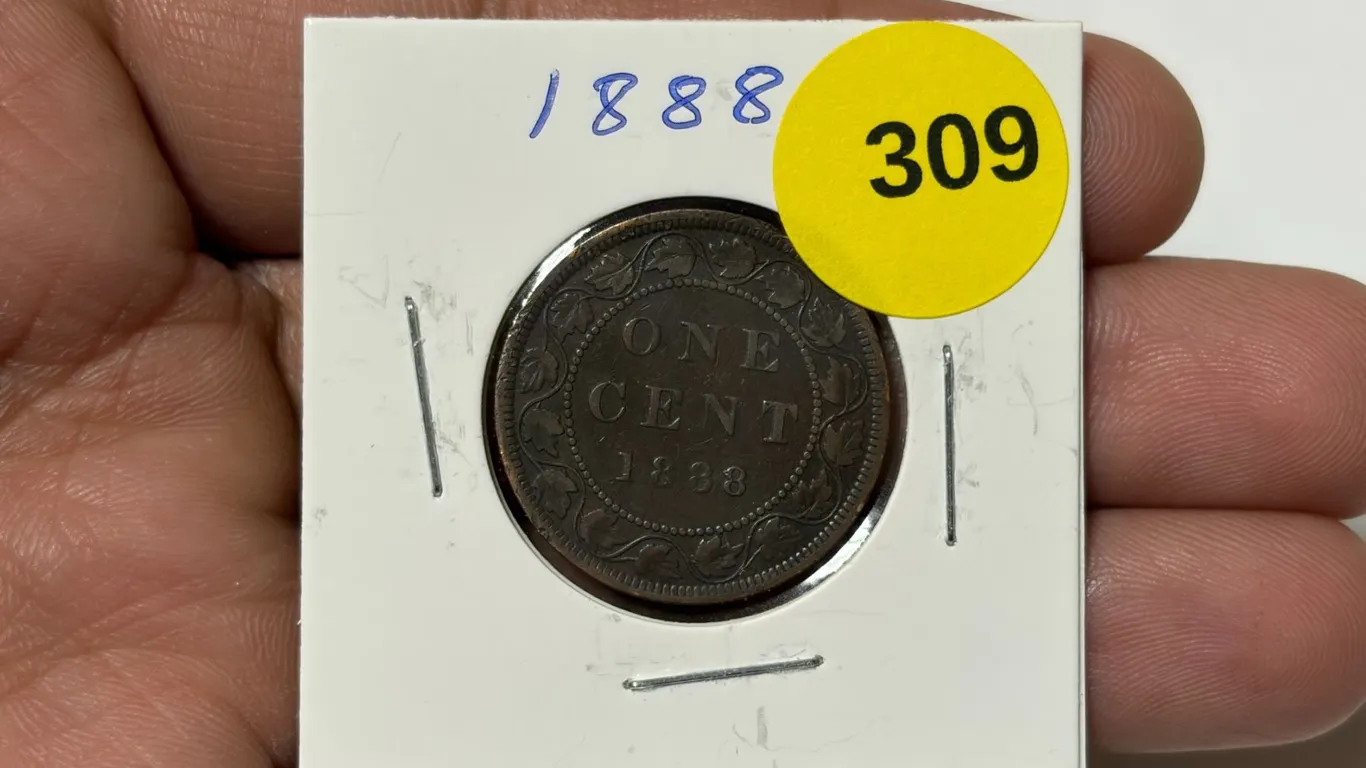 1888 Canadian Large Cent