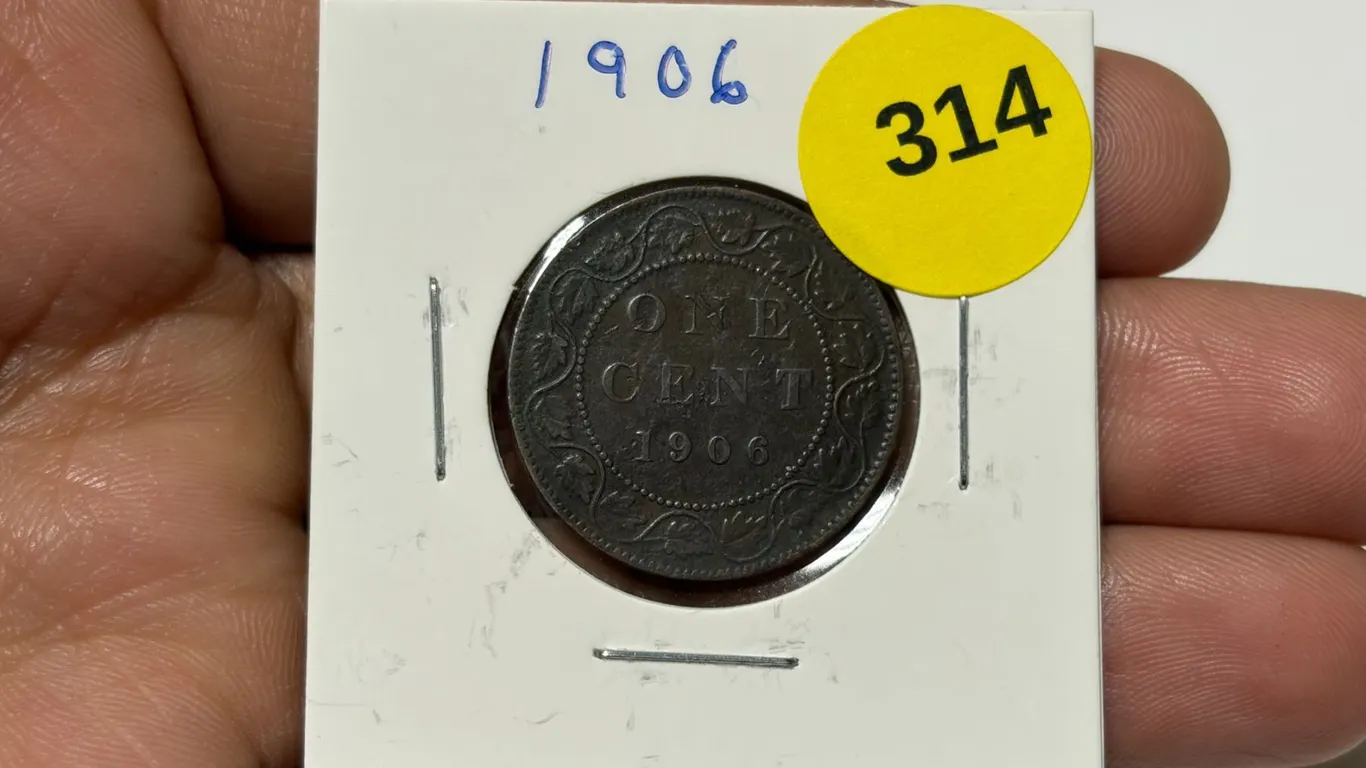 1906 Canadian Large Cent