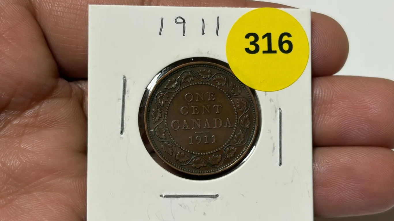 1911 Canadian Large Cent
