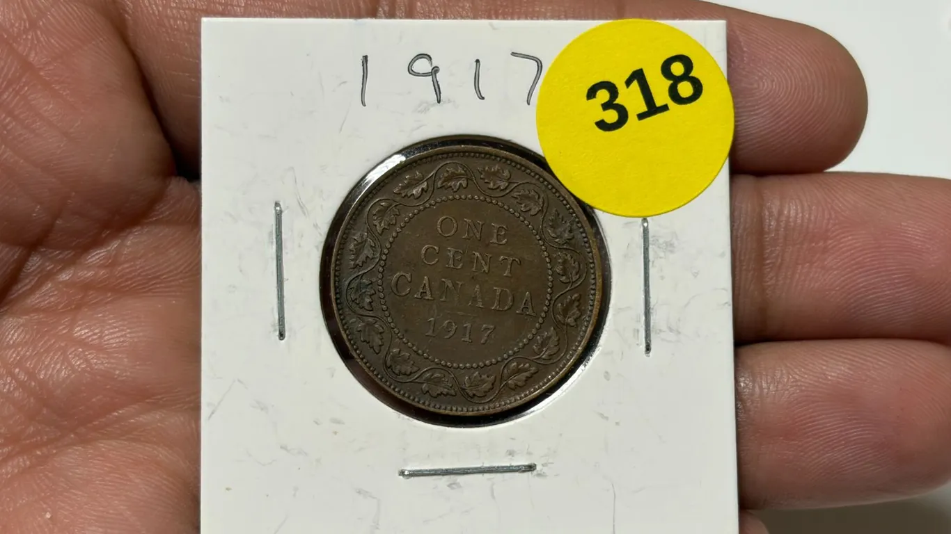 1917 Canadian Large Cent