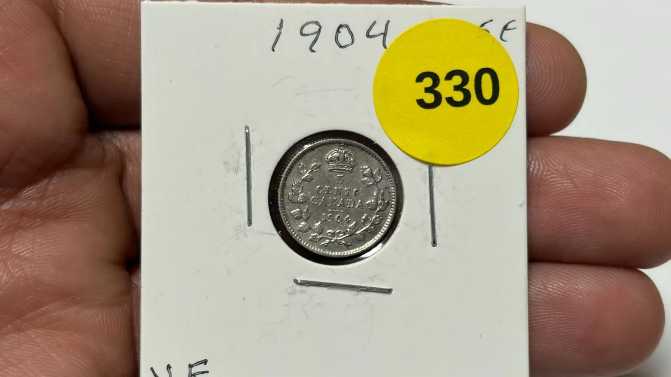1904 Canadian Nickle, VG,Key Date