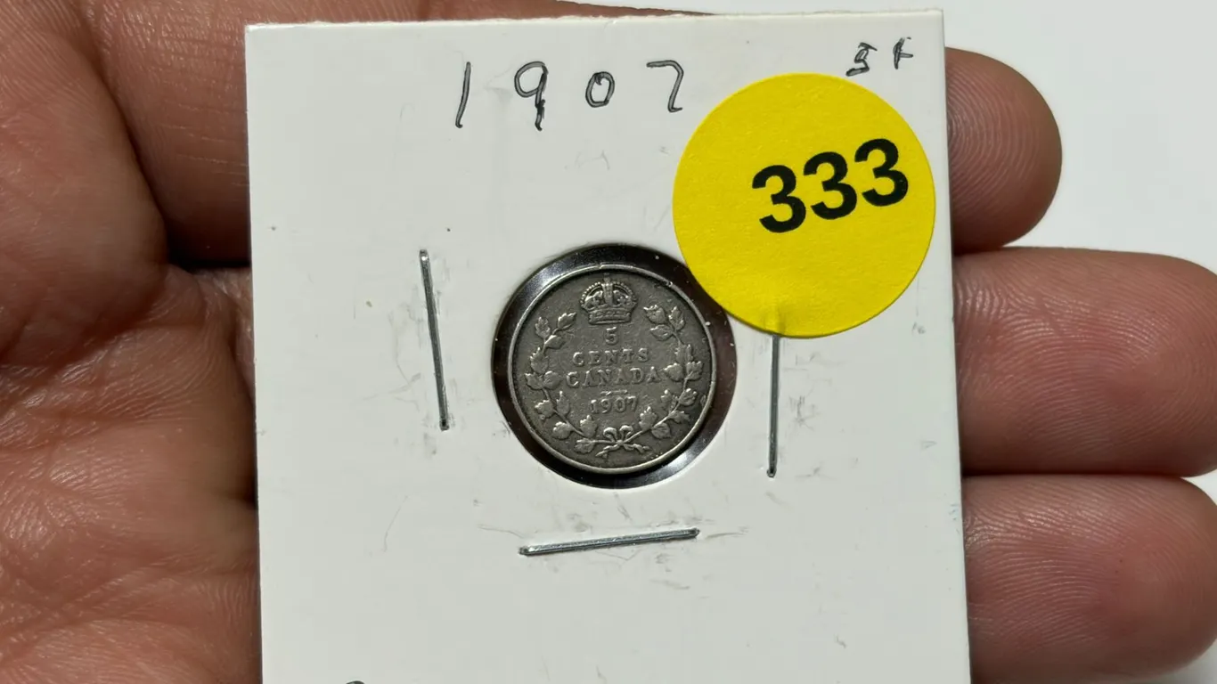 1907 Canadian Niclke, VG+