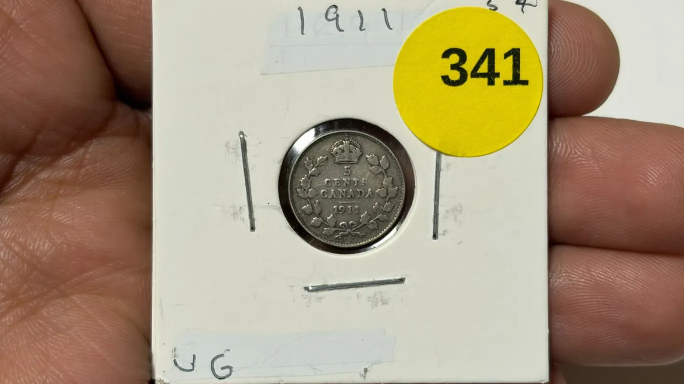 1911 Canadian Nickle, VG