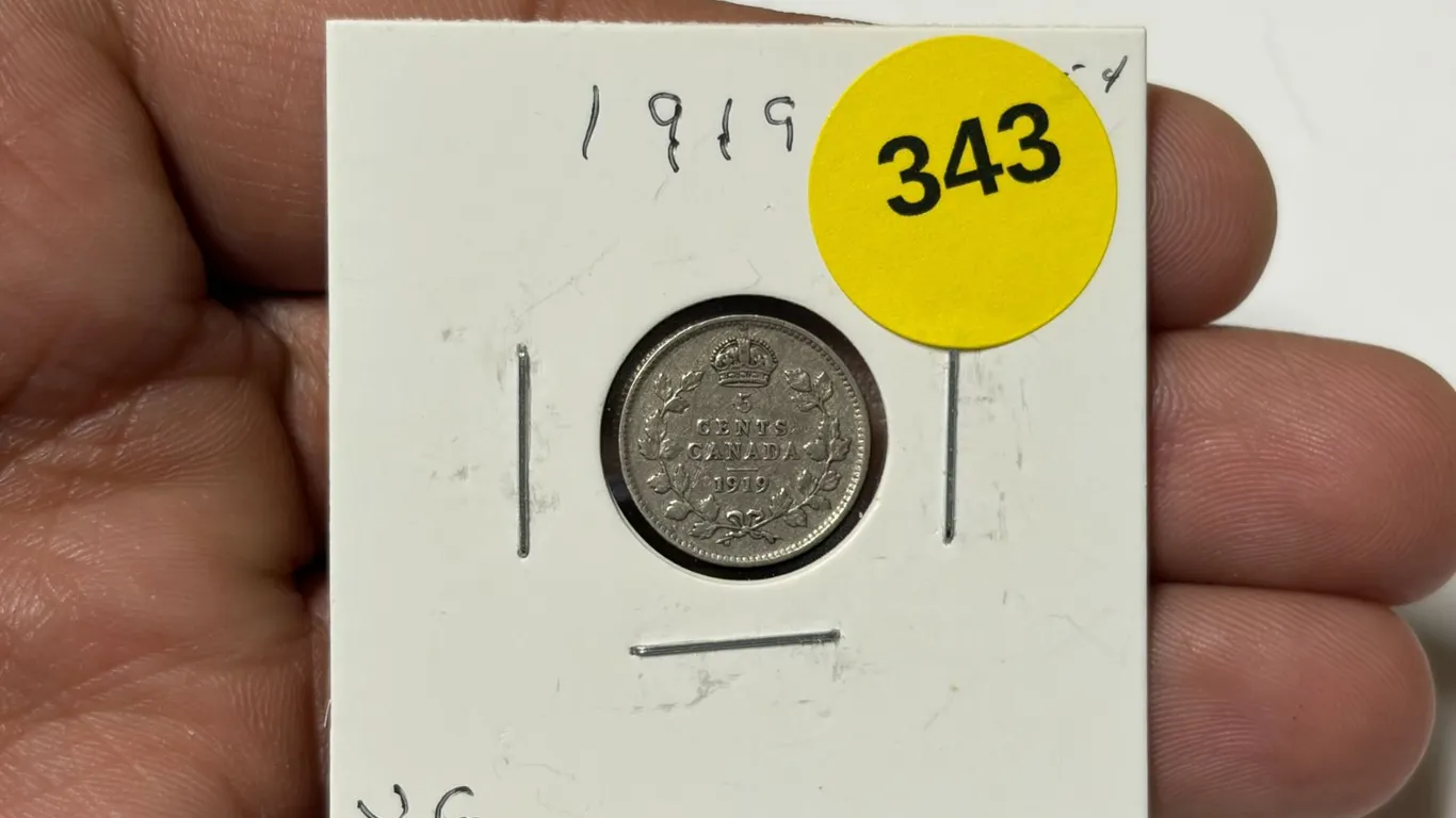 1919 Canadian Nickle, VG