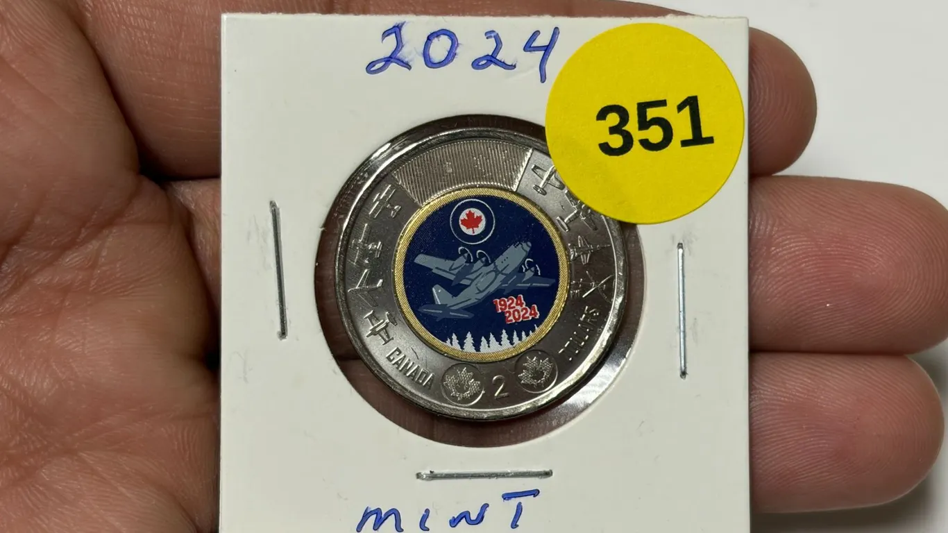 2024 Canadian Toonie, RCAF WC, PROOF
