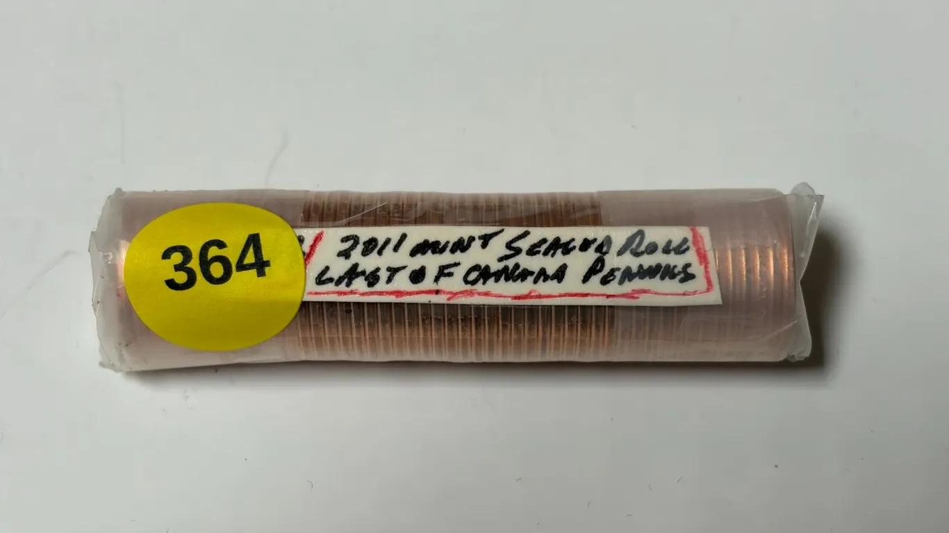 Roll 2011,Canadian Small Cent, Magnetic, PROOF