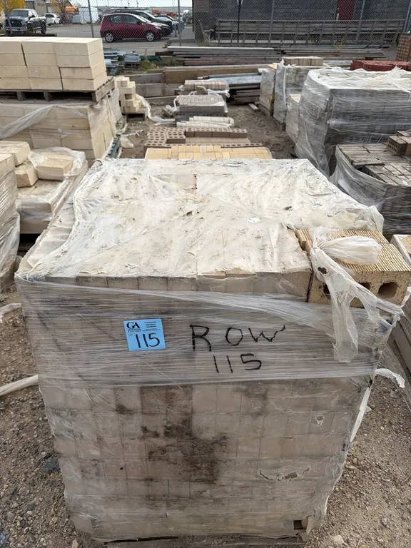 7 pallets of masonry bricks 