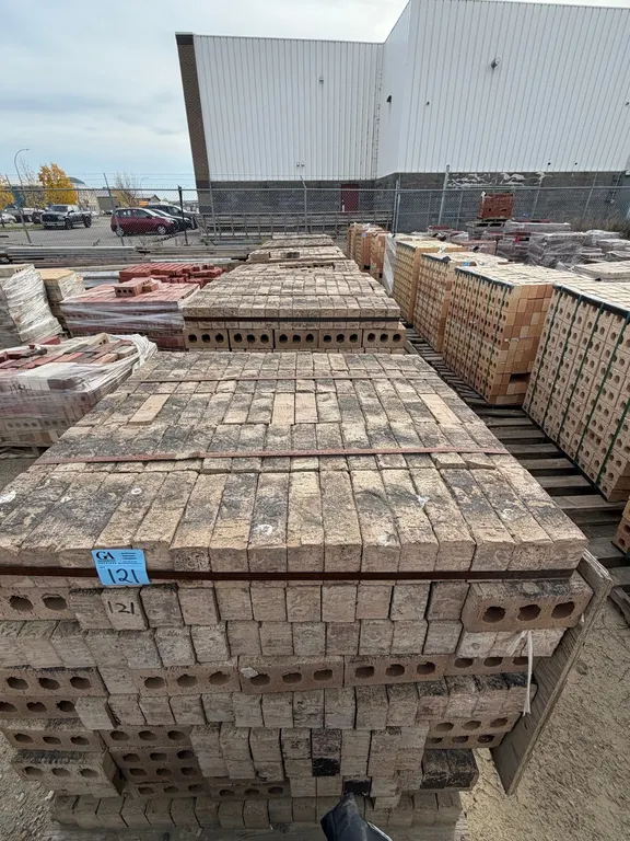 6 Pallets of Buff/Tan Clay Masonry Bricks