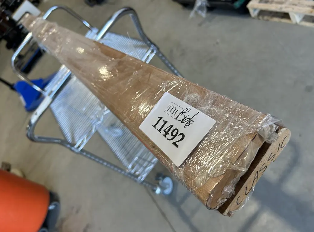 (2) Pieces 94" Brown Wood Molding