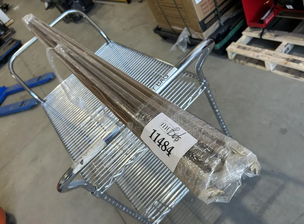 (5) Pieces 72" Brown Wood Molding