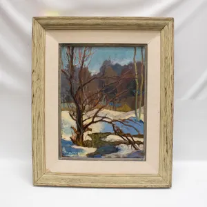 PAUL BRAID (1920–1999), WINTER STREAM, ALBERTA OIL