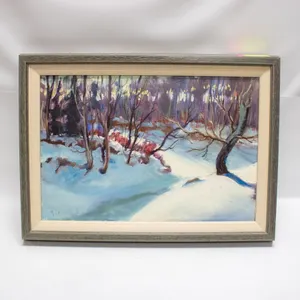 PAUL BRAID (1920–1999), WINTER SLOPE WITH BARE