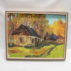 PAUL BRAID (1920–1999), AUTUMN HOMESTEAD OIL ON