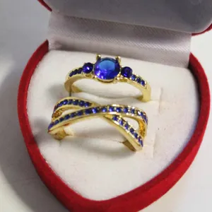 NEW 2PCS/SET RING SET SZ8