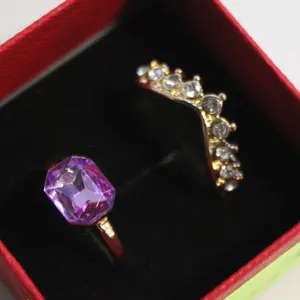 NEW 2PCS/SET RING SET SZ8