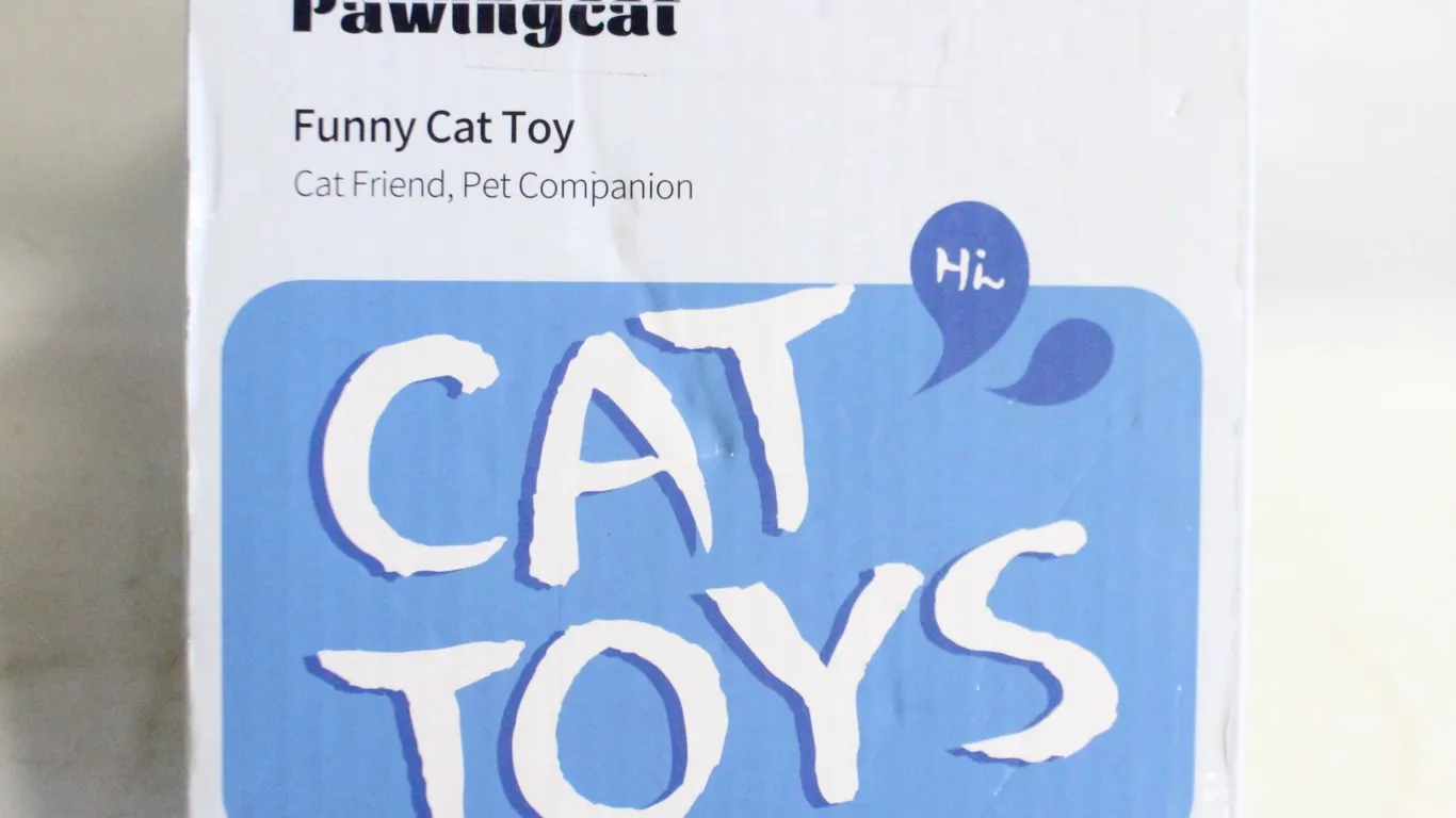 PAWINGCAT CAT TOY BLUE NEW