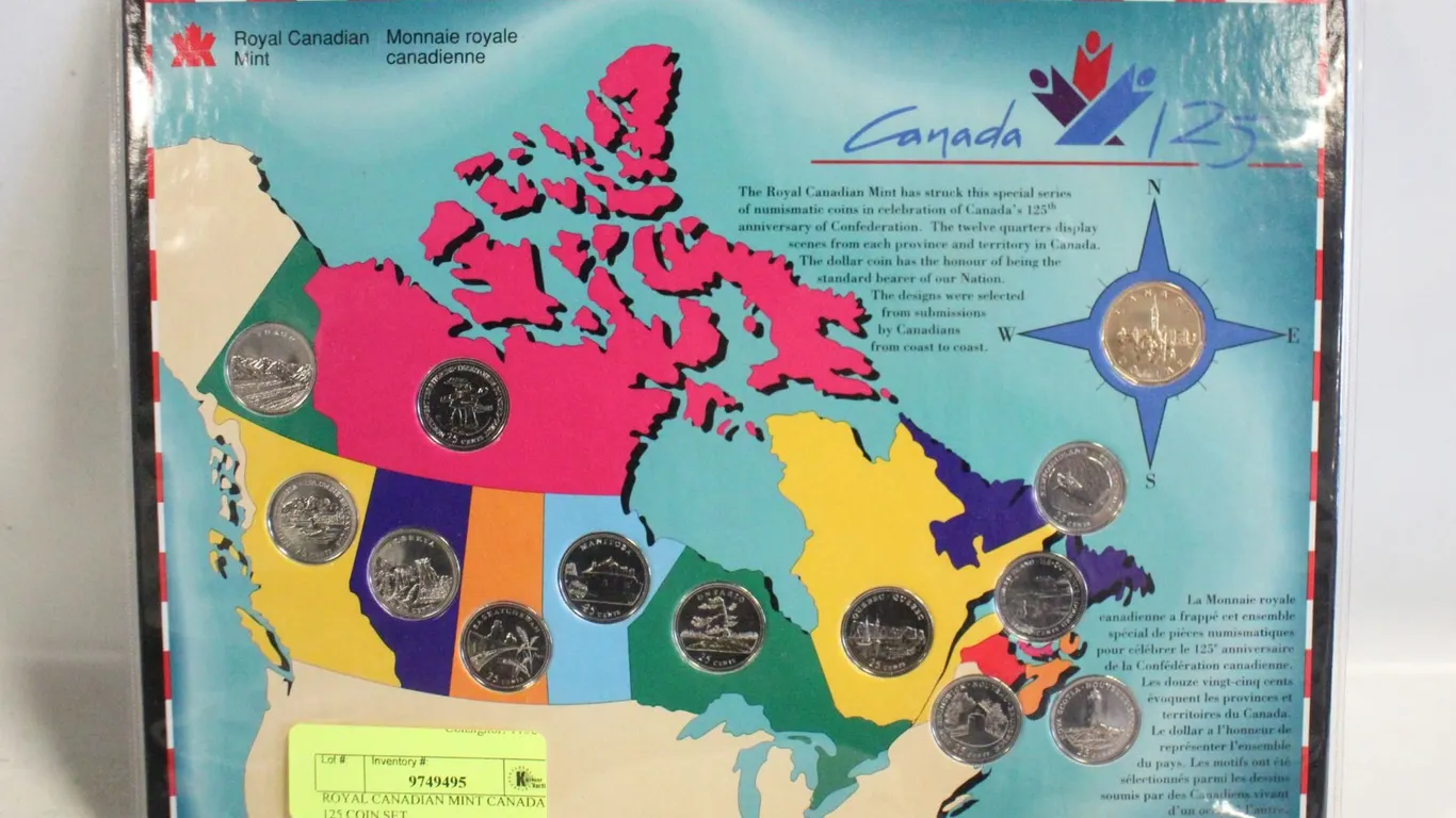 ROYAL CANADIAN MINT CANADA 125 COIN SET