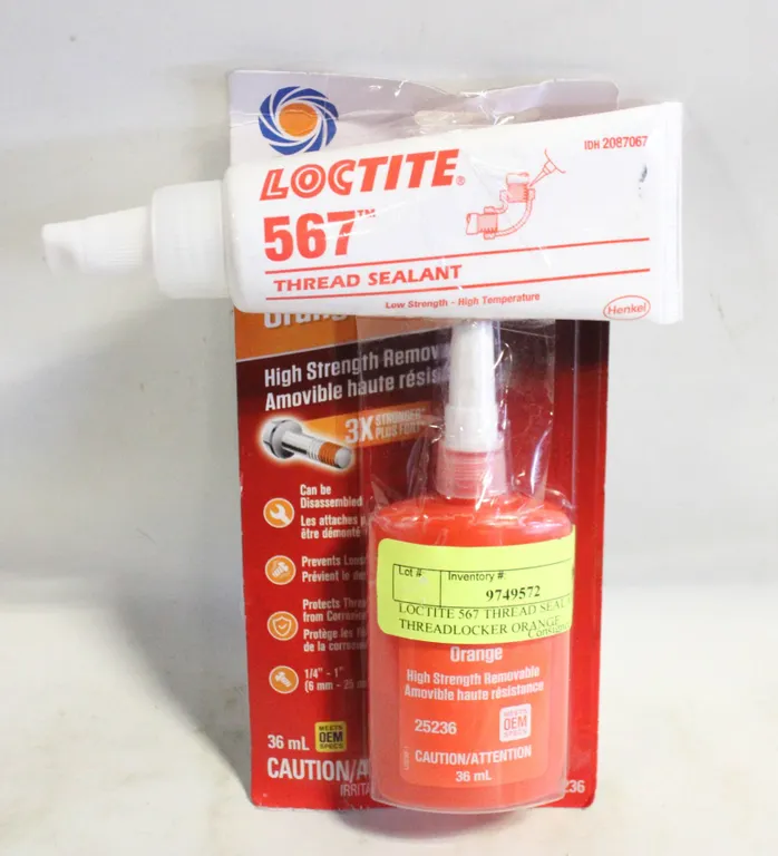 LOCTITE 567 THREAD SEALANT & THREADLOCKER ORANGE