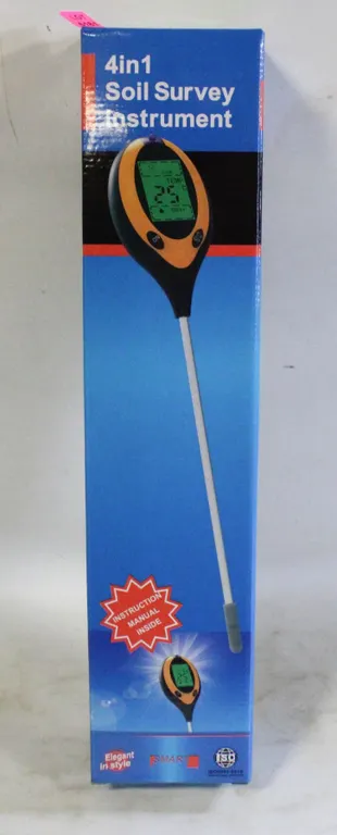 NEW 4-IN-1 SOIL MOISTURE TEMP PH METER