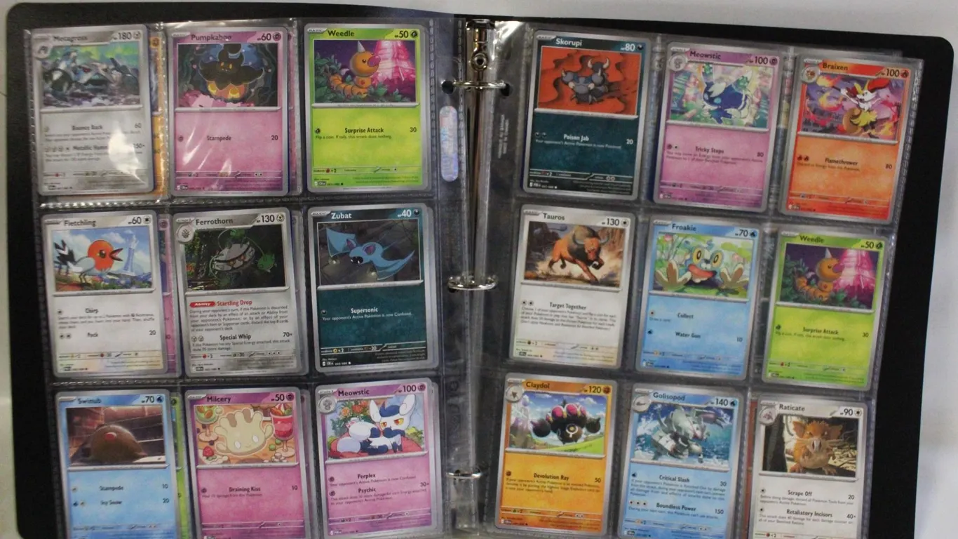 BINDER POKEMON CARDS