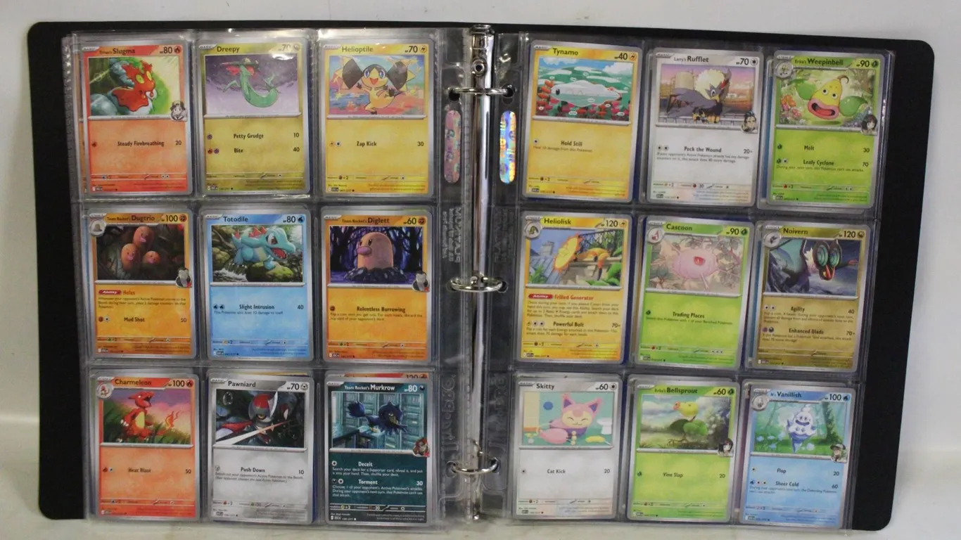 BINDER POKEMON CARDS