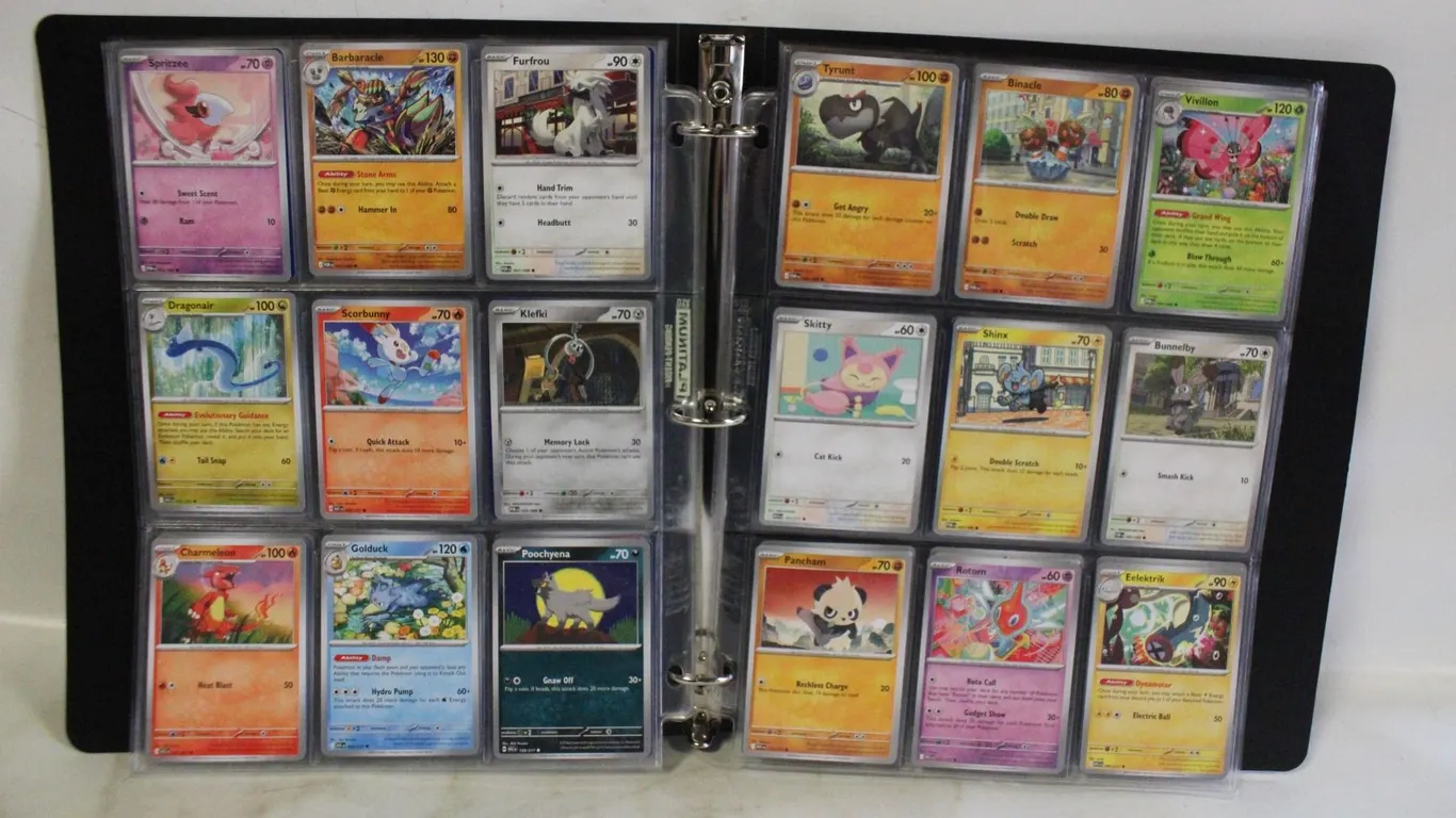 BINDER POKEMON CARDS