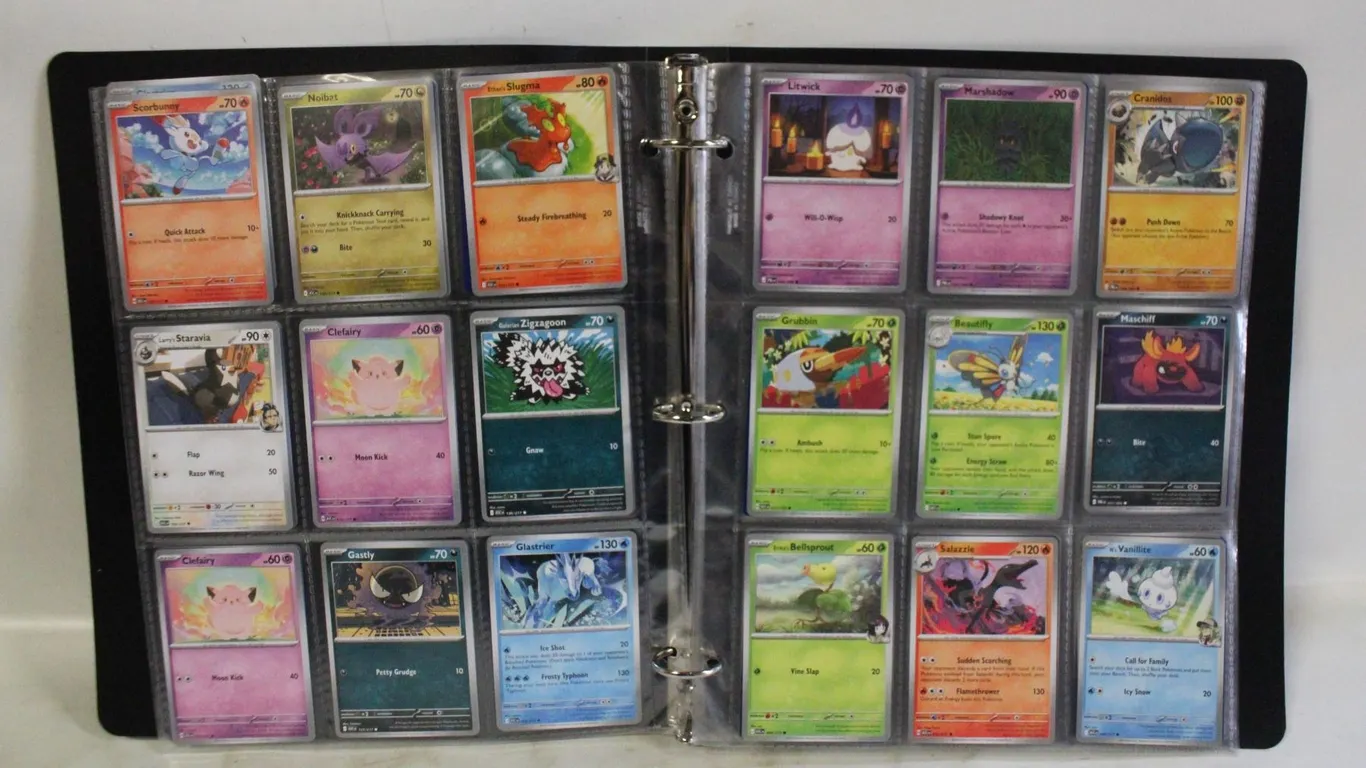 BINDER POKEMON CARDS