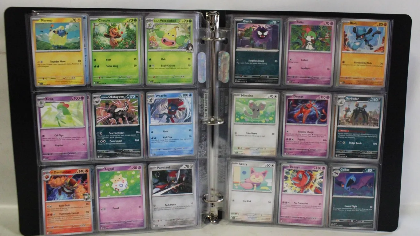 BINDER POKEMON CARDS