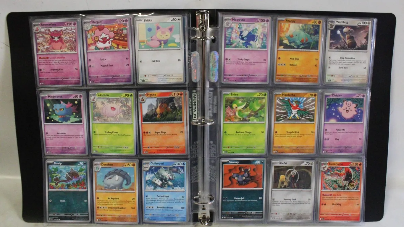 BINDER POKEMON CARDS