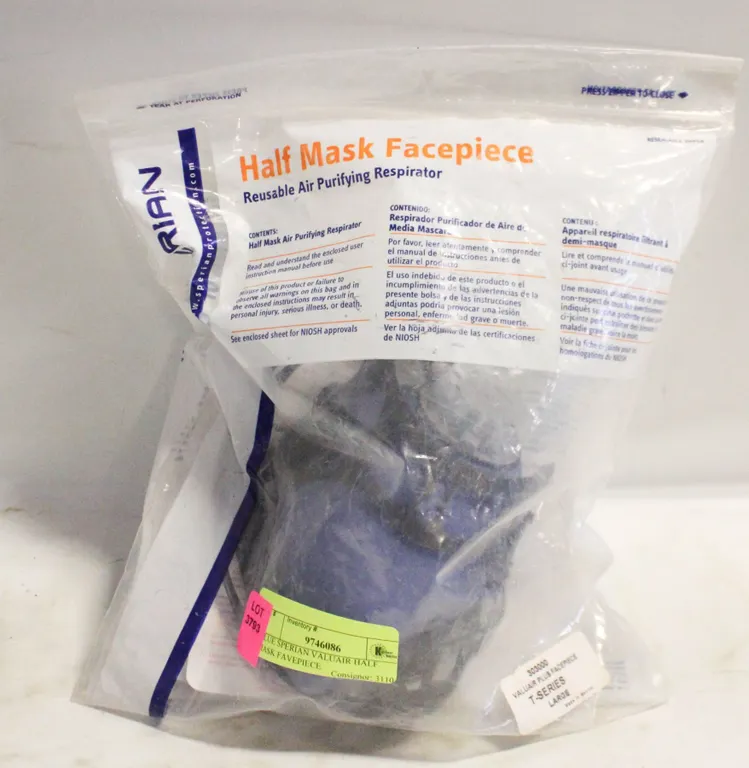 BLUE SPERIAN VALUAIR HALF MASK FAVEPIECE