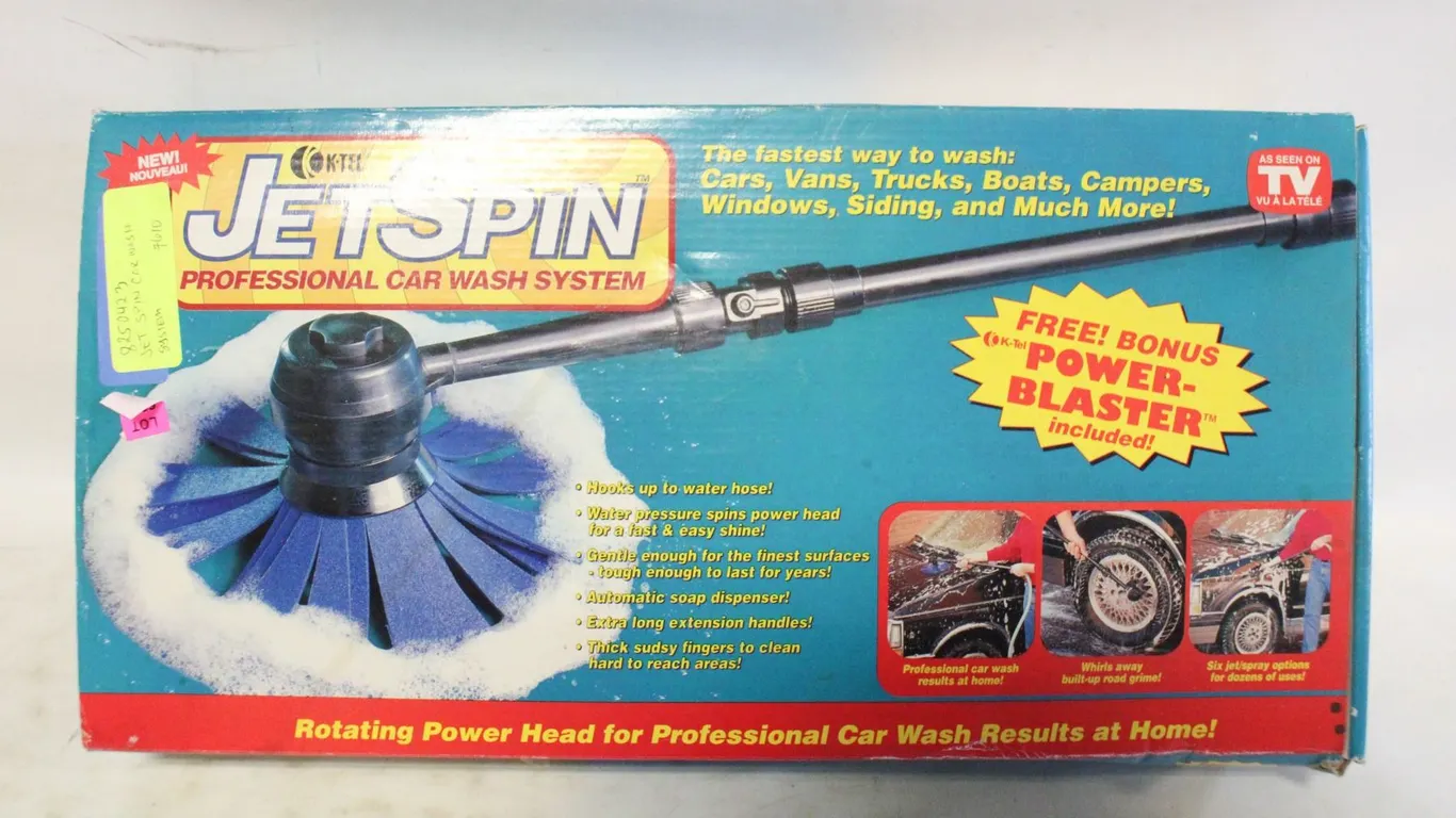 1JET SPIN CAR WASH SYSTEM
